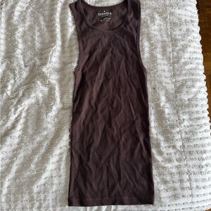 YoungLA Chocolate Brown Tank Top Wife Lover